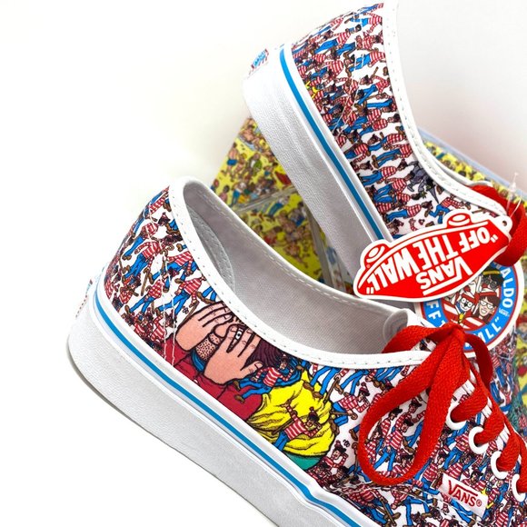 💖MEGA SALE💖VANS Where's Waldo Addition Authentic Textile Mens Size VN0A348A3RZ - Picture 10 of 12